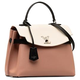 Louis Vuitton-Louis Vuitton Lockme Ever MM rosa-Rosa,Blanco