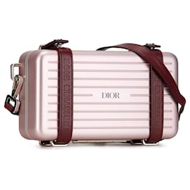 Dior-Estojo utilitário pessoal Dior Pink x Rimowa-Rosa