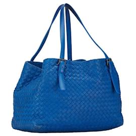 Bottega Veneta-Bottega Veneta Intrecciato Leather Tote Bag Leather Tote Bag in Good condition-Other