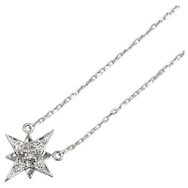 & Other Stories-Other 18k Gold Diamond Star Pendant Necklace Metal Necklace in Excellent condition-Other