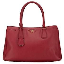 Prada-Prada Saffiano Galleria Handbag Leather Handbag in Good condition-Other