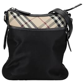 Burberry-Burberry Nylon Crossbody Bag Canvas Crossbody Bag in Good condition-Other