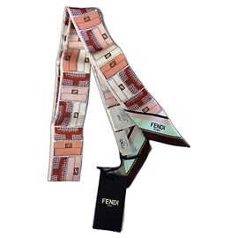 Fendi  wrappy  Bandeau in seta Multicolore