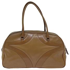 Prada-PRADA Shoulder Bag Leather Beige Auth 71863-Beige