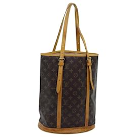 Louis Vuitton-LOUIS VUITTON Monogram Bucket GM Shoulder Bag M42236 LV Auth 72364-Monogram
