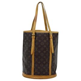 Louis Vuitton-LOUIS VUITTON Monogram Bucket GM Shoulder Bag M42236 LV Auth 72364-Monogram