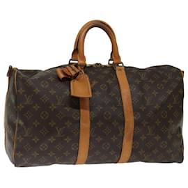 Louis Vuitton-Louis Vuitton Monogram Keepall Bandouliere 45 Boston Bag M.41418 LV Auth bs13586-Monogramm