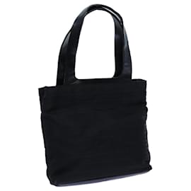 Prada-PRADA Hand Bag Nylon Black Auth bs13808-Black