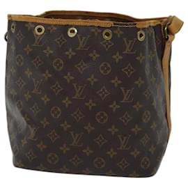 Louis Vuitton-LOUIS VUITTON Monogram Petit Noe Shoulder Bag M42226 LV Auth ki4390-Monogram