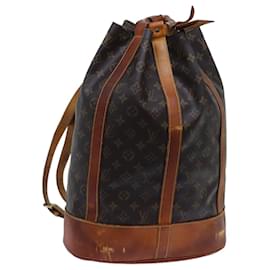Louis Vuitton-LOUIS VUITTON Monogram Randonnee GM Shoulder Bag M42244 LV Auth 72668-Monogram