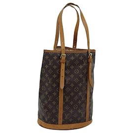Louis Vuitton-LOUIS VUITTON Monogram Bucket GM Shoulder Bag M42236 LV Auth 72362-Monogram