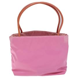Prada-Prada Tote Bag Nylon Rosa Auth 72171-Rosa