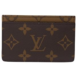 Louis Vuitton-LOUIS VUITTON Monograma Porte Reverso Cartes Simples Porta Cartão M69161 auth 71724-Outro