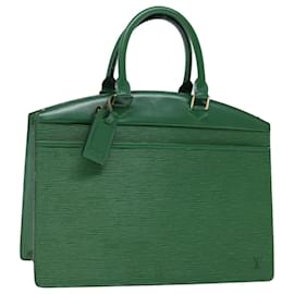 Louis Vuitton-Bolsa LOUIS VUITTON Epi Riviera Verde M48184 LV Auth ep4047-Verde