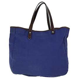Prada-PRADA Tote Bag Toile Bleu Auth bs13700-Bleu