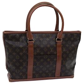 Louis Vuitton-LOUIS VUITTON Monogram Sac Weekend PM Tote Bag M42425 Auth LV 71769-Monogramme