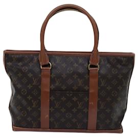 Louis Vuitton-LOUIS VUITTON Monogram Sac Weekend PM Tote Bag M42425 Auth LV 71769-Monogramme