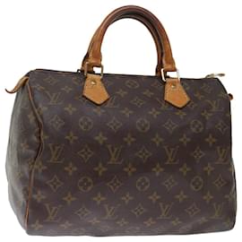 Louis Vuitton-Louis Vuitton Monogram Speedy 30 Hand Bag M41526 LV Auth 71649-Monogram