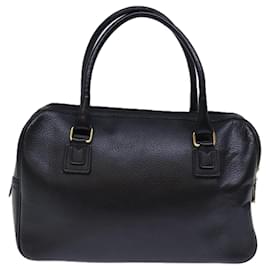 Autre Marque-Burberrys Handtasche Leder Schwarz Auth bs13821-Schwarz