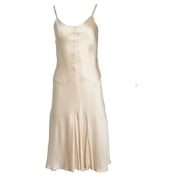 Donna Karan-Assinatura de Donna Karan, vestido midi de seda-Outro