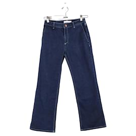 See by Chloé-Jeans dritti in cotone-Blu