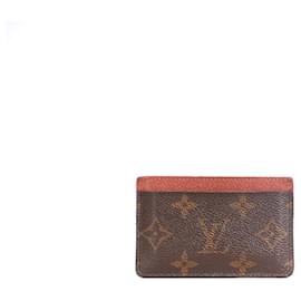 Louis Vuitton-Borse LOUIS VUITTON, portafogli e astucci T.  Leather-Marrone