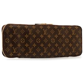 Louis Vuitton-Astuccio monogramma Louis Vuitton marrone 5 Portacravatte-Marrone