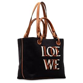 Loewe-Bleu Petit sac cabas en laine Love Anagram LOEWE-Bleu