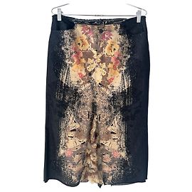 Autre Marque Y2Saia maxi jeans e renda K Preto