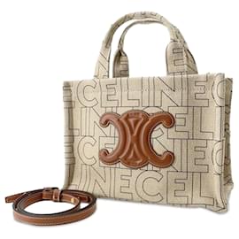 Céline-Bolso satchel pequeño Cabas Thais Celine beige-Beige