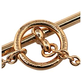 Hermès-Pulsera de eslabones punk Mini Chaine d'Ancre de Hermès en oro-Dorado