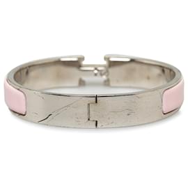 Hermès-Rosafarbenes Hermès Clic H-Armband-Pink