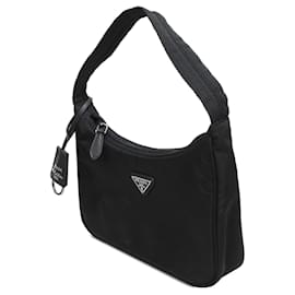 Prada-Black Prada Tessuto Re-Edition 2000 Shoulder Bag-Black