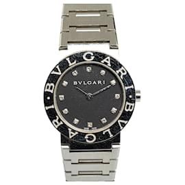 Bulgari-Silver Bvlgari Quartz Stainless Steel Bvlgari Bvlgari Diamond Watch-Silvery