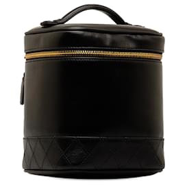 Chanel-Bolsa Chanel em couro de cordeiro preto-Preto