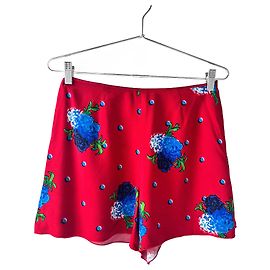 Short floreale rosso di Marc Jacobs Rosso
