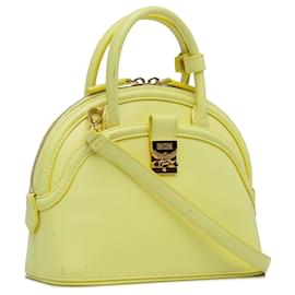 MCM-Bolso satchel amarillo con asa Anna de MCM-Amarillo