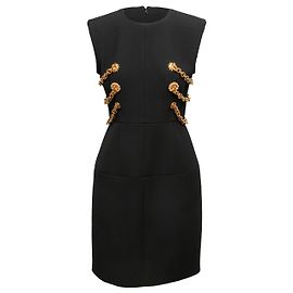 Black Schiaparelli Fall/Winter 2023 Stockman Dress Size EU 40 Black