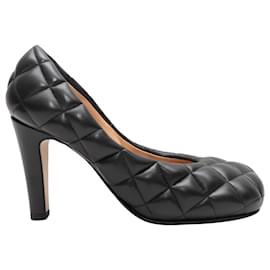 Bottega Veneta-Zapatos de tacón Dream acolchados Bottega Veneta negros Talla 37-Negro