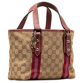 Gucci-Braune Gucci GG Canvas Jolicoeur Tote-Braun