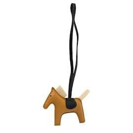 Hermès-Brown Hermès Milo & Horse Hair GriGri Rodeo Bag Charm TPM Key Chain-Brown
