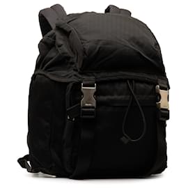 Prada-Black Prada Tessuto Montagna Backpack-Black