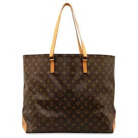 Louis Vuitton-Bolso tote marrón Louis Vuitton con monograma Cabas Alto-Castaño