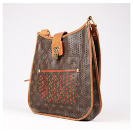 Louis Vuitton-Louis Vuitton Monogram Perforated Musette Shoulder Bag M95174-Brown