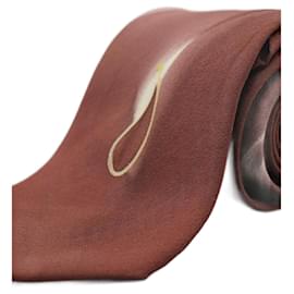 Pierre Balmain-Corbata Granate con Diseño de Gota-Rosso