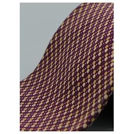 Dior-Corbata Granate con Puntos-Roja