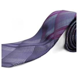 Hermès-Corbata Morada con Diseño-Purple