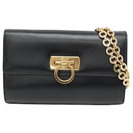 Salvatore Ferragamo-Salvatore Ferragamo Gancini-Negro