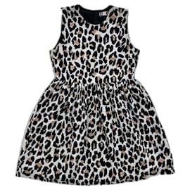 Robe mini léopard MSGM Multicolore