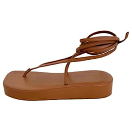 Amina Muaddi-Amina Muaddi Jamie sandals-Camel